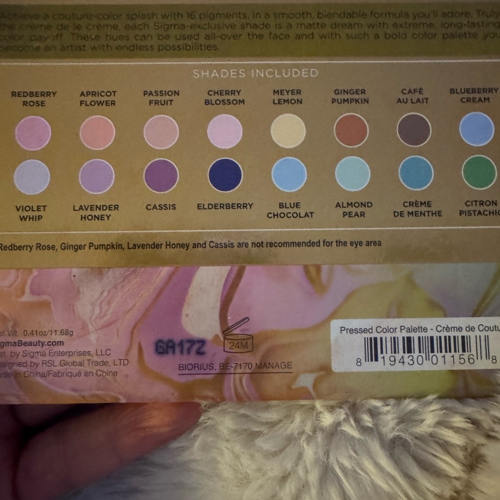 Sigma Creme de couture Eyeshadow Palette - Picture 6 of 6